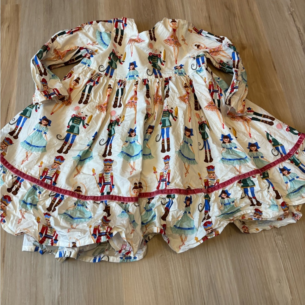 Pink chicken nutcracker dress